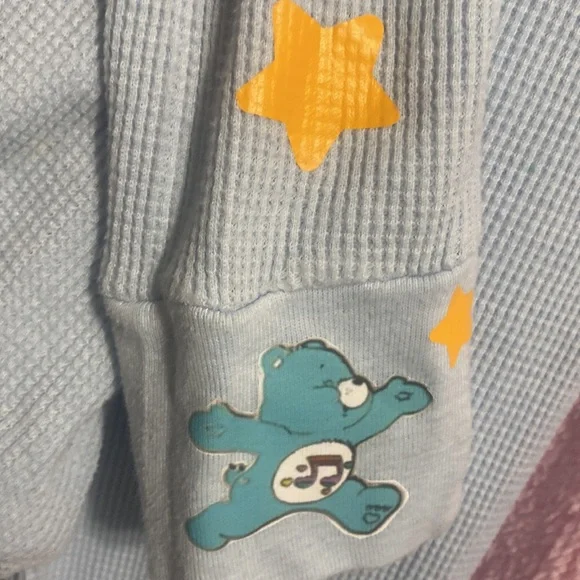 Care Bear set 3X Fluff hoodie+⭐️waffle pant+🧦🐻socks+headband/wristband NIP💕$19 - Picture 17 of 17